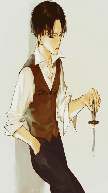 Levi Ackerman Anime Attack on Titan Phone Wallpaper