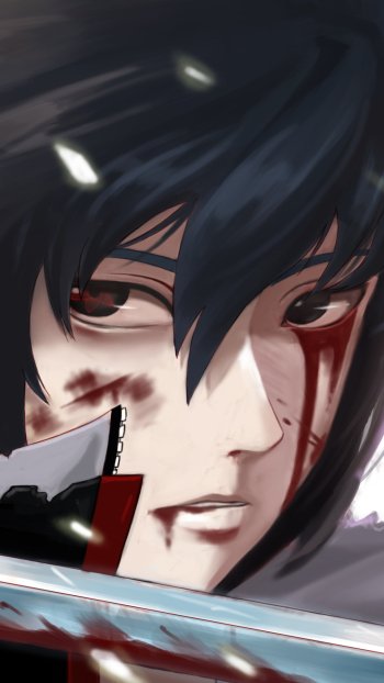 Sharingan (Naruto) katana Sasuke Uchiha Anime Naruto Phone Wallpaper