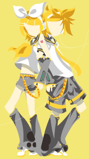 Len Kagamine Rin Kagamine Anime Vocaloid Phone Wallpaper