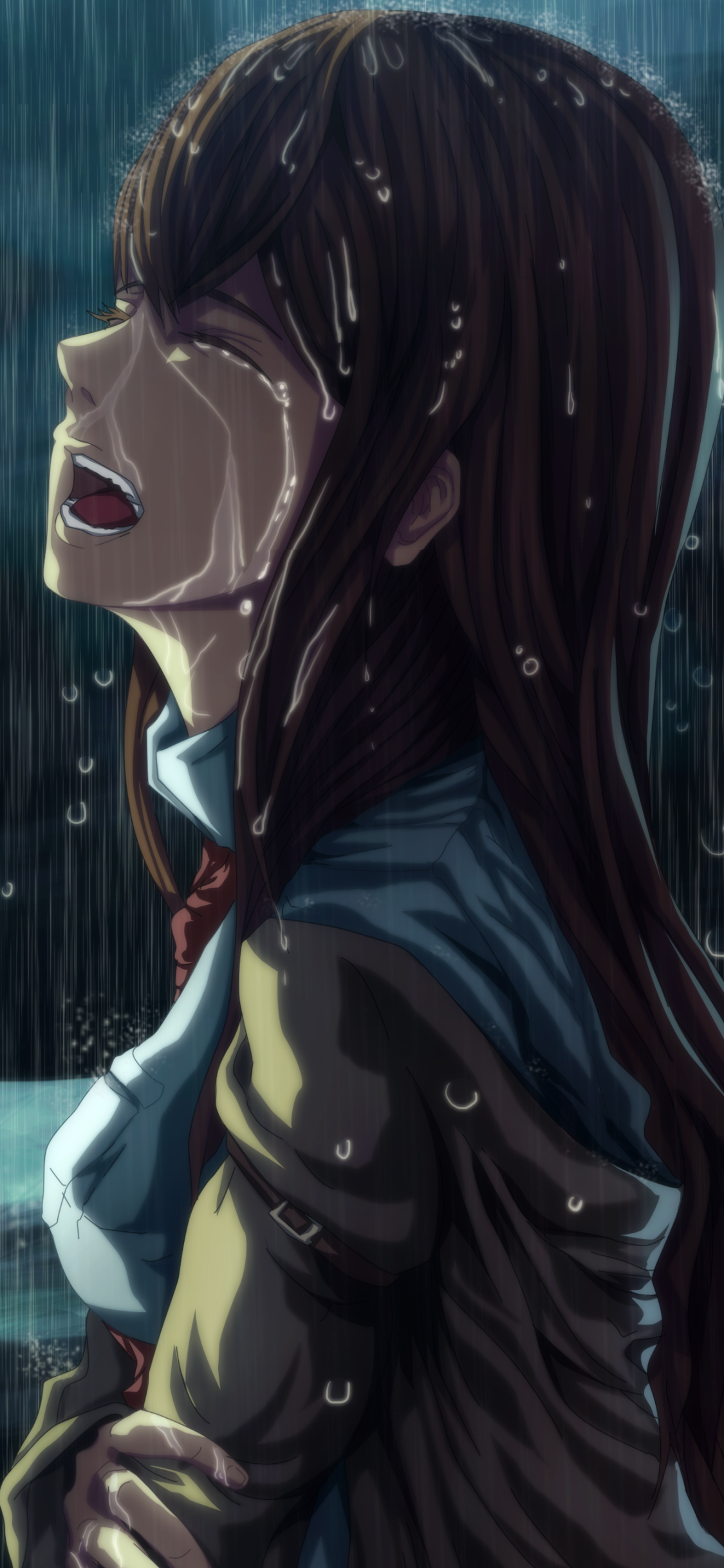 Anime Steins;Gate Phone Wallpaper by xSilverXBulletx