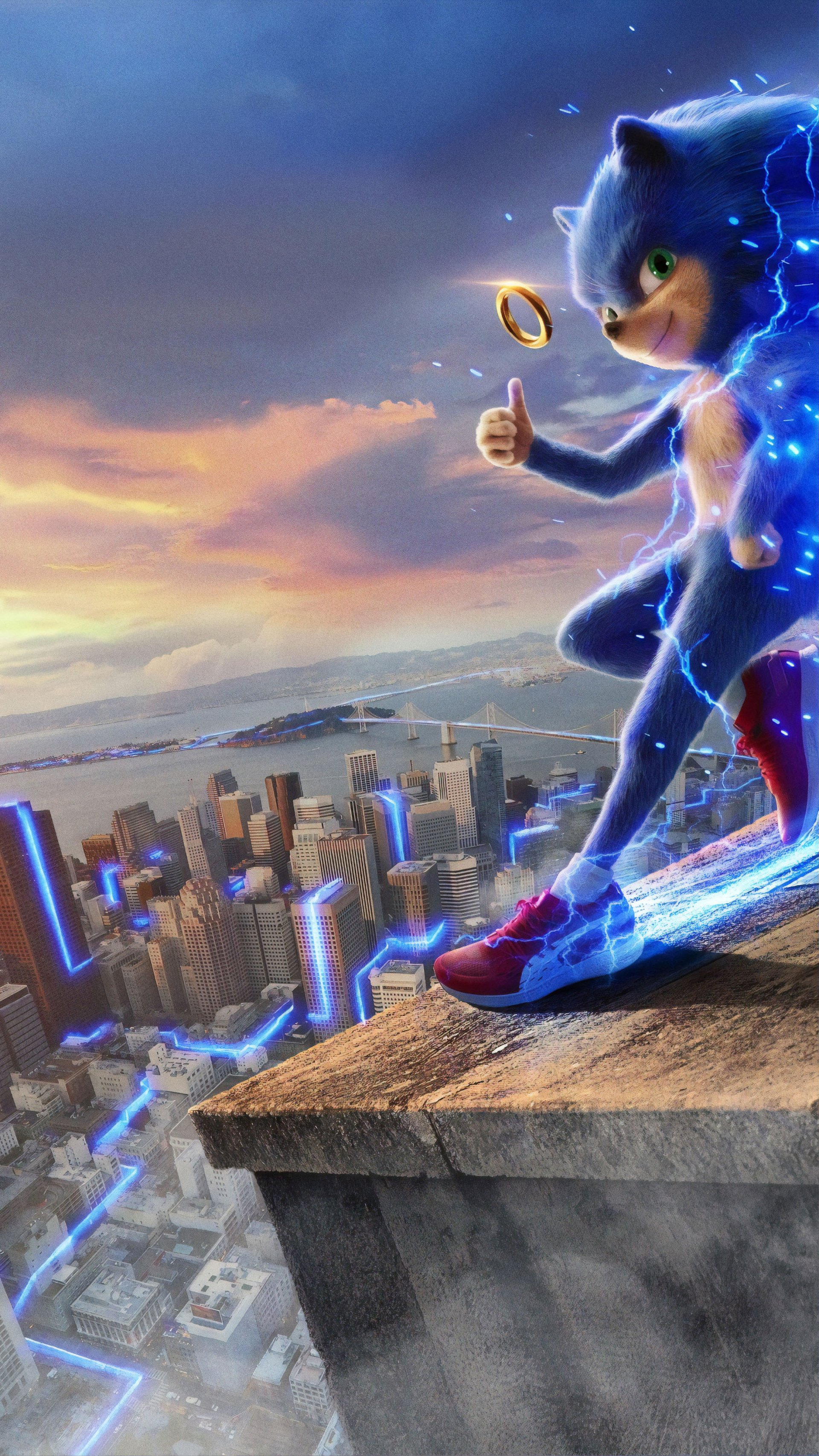 Download Movie Sonic The Hedgehog Phone Wallpaper