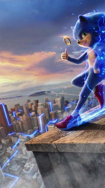 movie Sonic the Hedgehog Phone Wallpaper