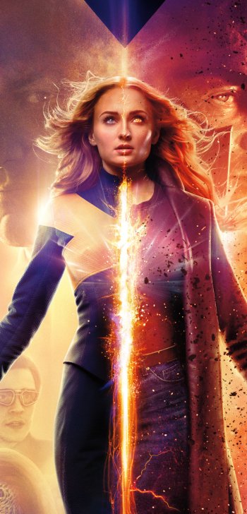 X-Men: Dark Phoenix Sophie Turner movie Dark Phoenix Phone Wallpaper