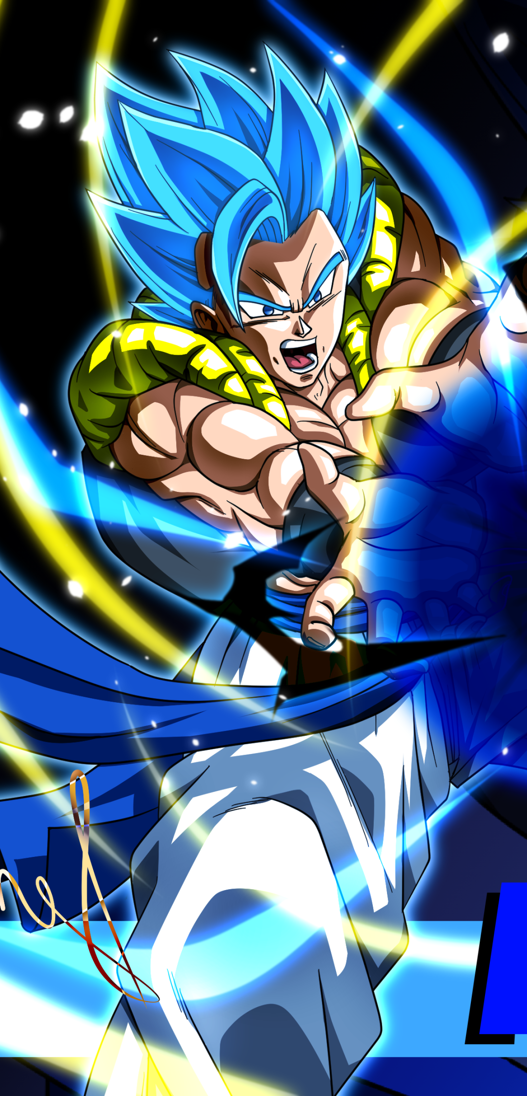 Gogeta SSJ Blue Vs Broly by Duy Anh Nguyen