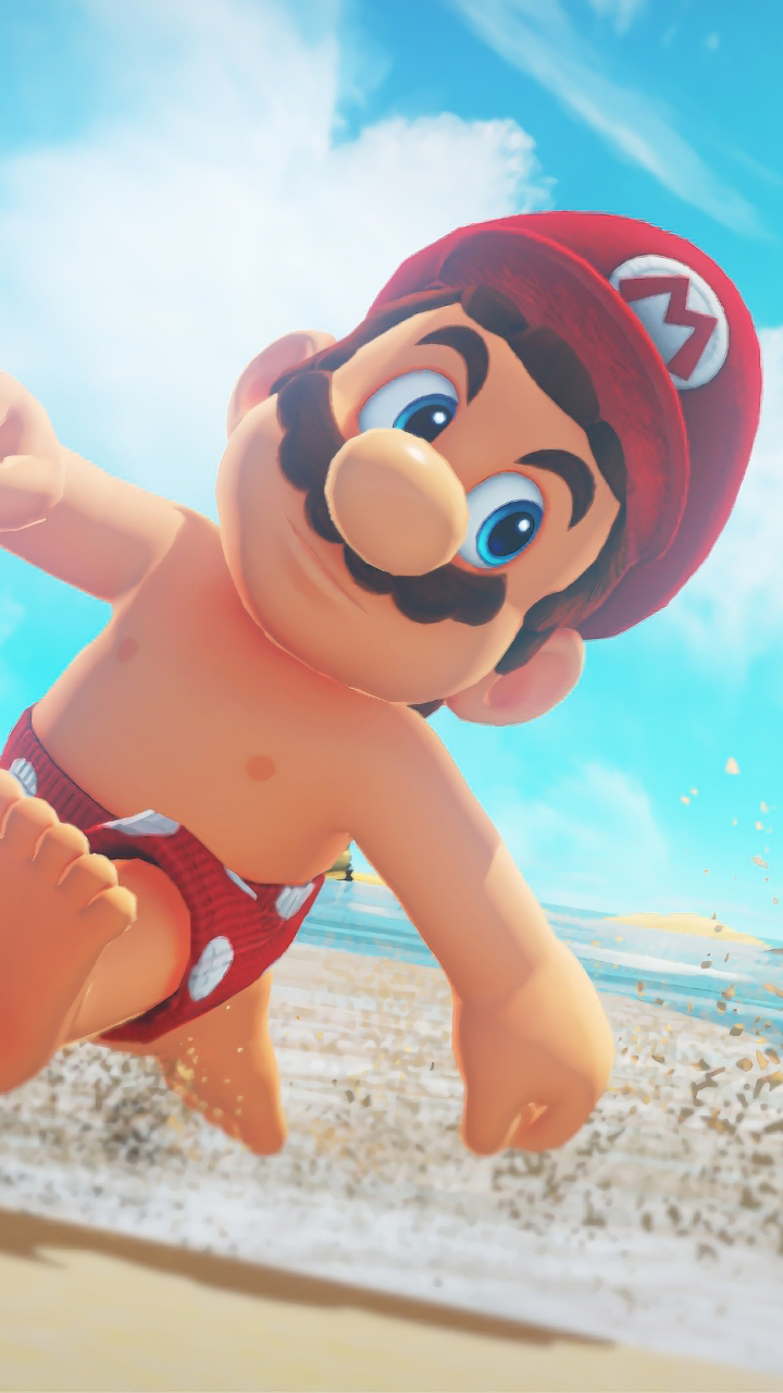 Super Mario Odyssey Seaside Kingdom Wallpaper