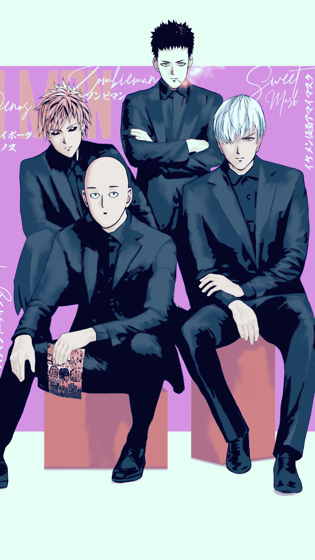 Anime One Punch Man 1080x19 Wallpaper Id Mobile Abyss