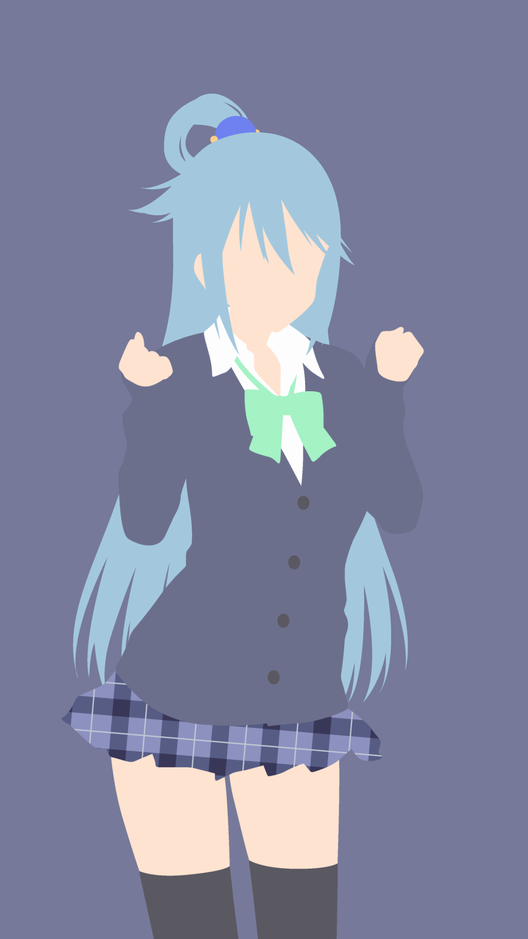 Download Aqua (KonoSuba) Anime KonoSuba - God’s Blessing On This Wonderful World!! Phone Wallpaper