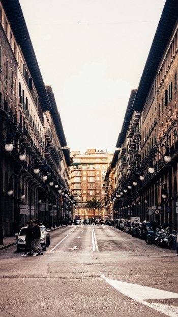 man made street Phone Wallpaper
