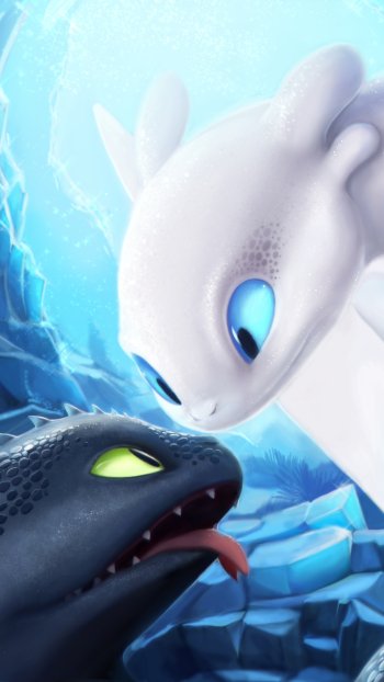 Toothless (How to Train Your Dragon) dragon movie How to Train Your Dragon: The Hidden World Phone Wallpaper
