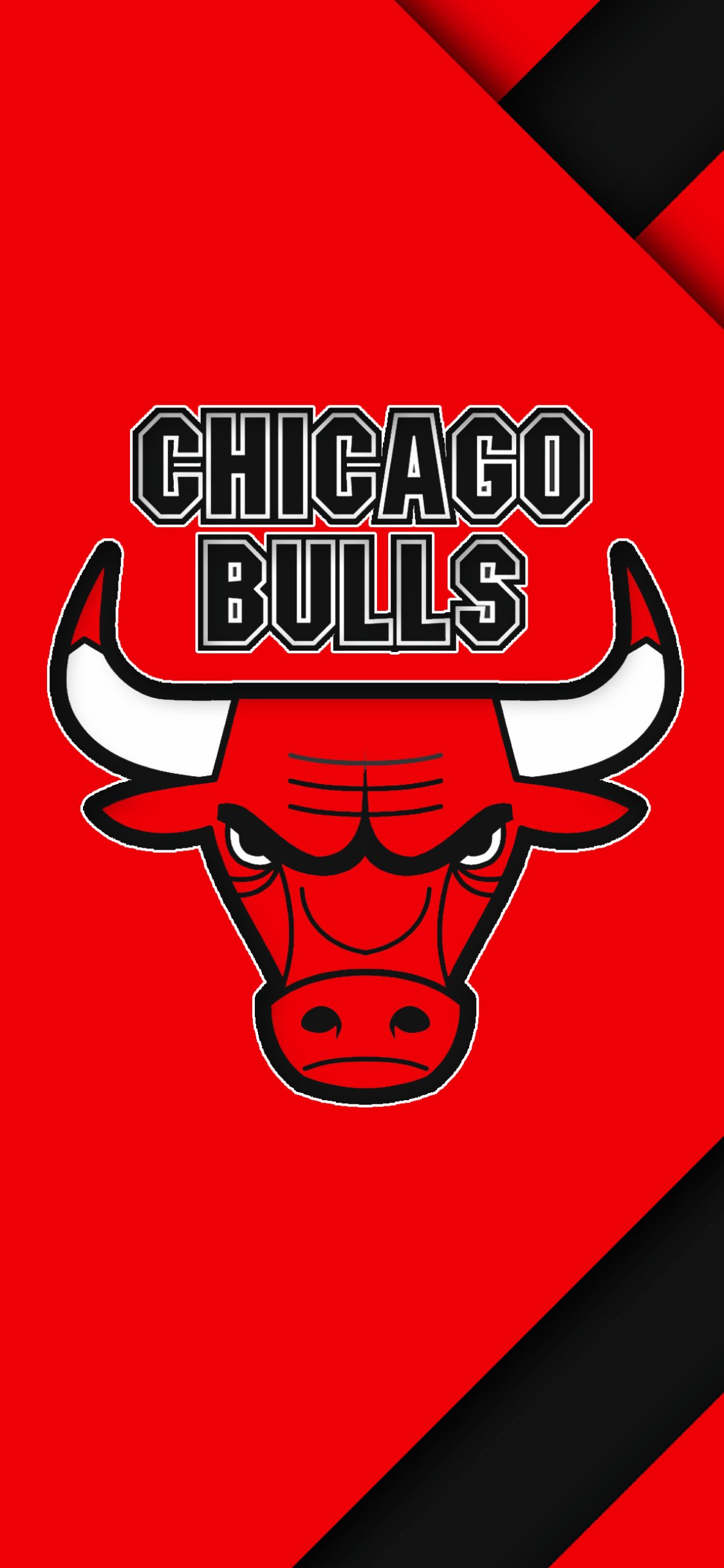 Download NBA Basketball Logo Chicago Bulls Sports Phone Wallpaper - Mobile  Abyss