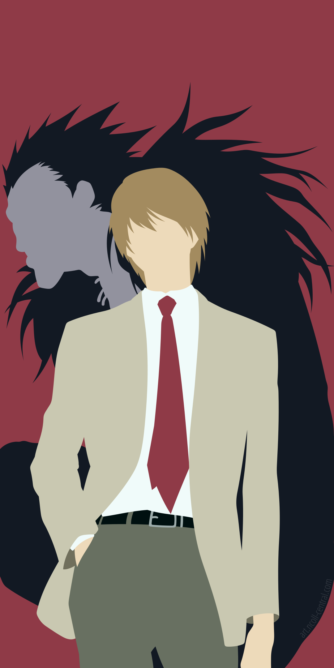 Anime Death Note Phone Wallpaper by ncoll36