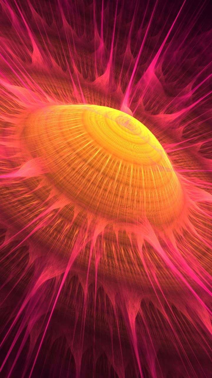 Download Pink Abstract Fractal Phone Wallpaper