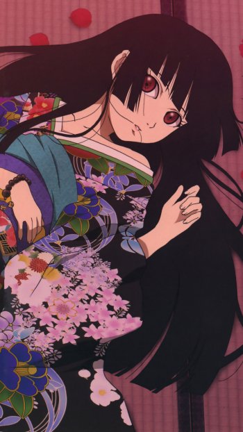 Anime Hell Girl Phone Wallpaper