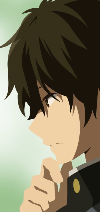  Hōtarō Oreki Face by Hadziq Alhady