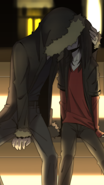 Tei Azuma Izaya Orihara yaoi Anime Durarara!! Phone Wallpaper