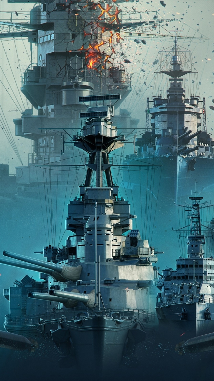 World of Warships Phone Wallpaper