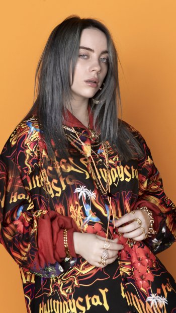 music Billie Eilish Phone Wallpaper