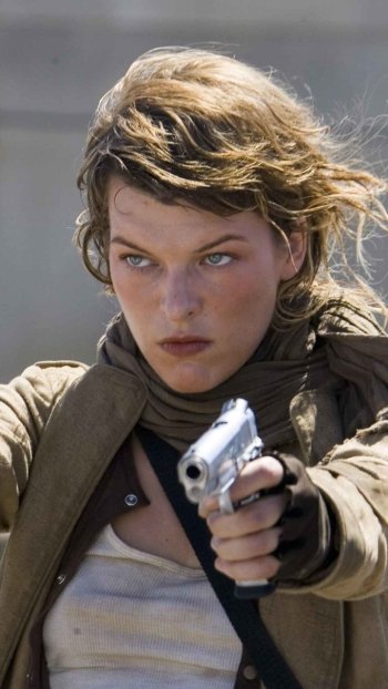 Milla Jovovich movie Resident Evil: Extinction Phone Wallpaper