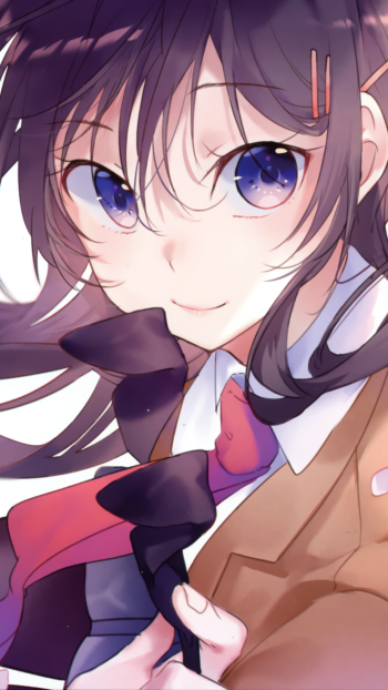 Mai Sakurajima Anime Rascal Does Not Dream of Bunny Girl Senpai Phone Wallpaper