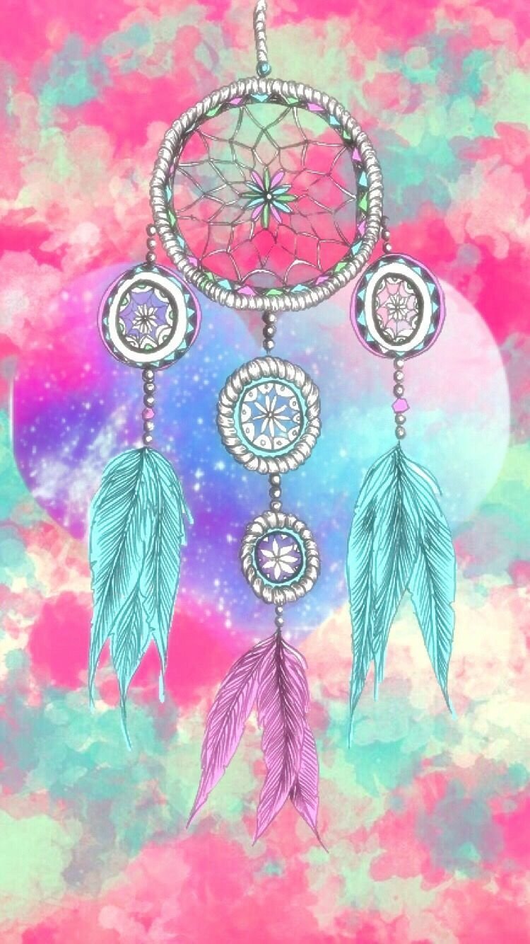 Download Colors Artistic Dreamcatcher Phone Wallpaper