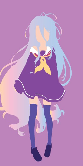 Shiro (No Game No Life) Anime No Game No Life Phone Wallpaper