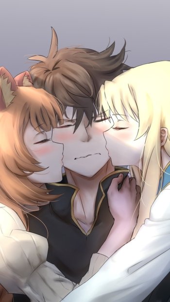Filo (The Rising of The Shield Hero) Raphtalia (The Rising of the Shield Hero) Naofumi Iwatani Anime The Rising of the Shield Hero Phone Wallpaper