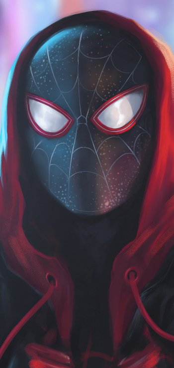Miles Morales spider man movie Spider-Man: Into The Spider-Verse Phone Wallpaper