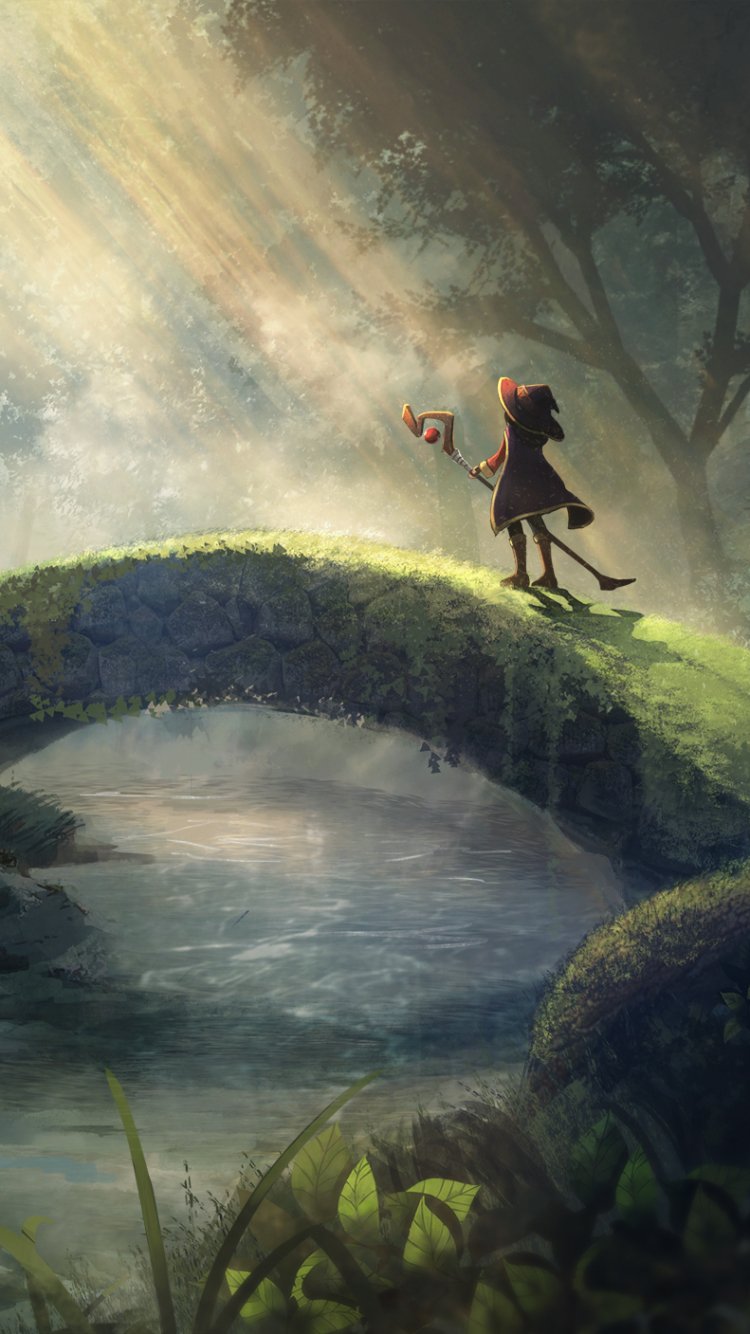 Download Megumin (KonoSuba) KonoSuba Anime KonoSuba - God’s Blessing On This Wonderful World!! Phone Wallpaper