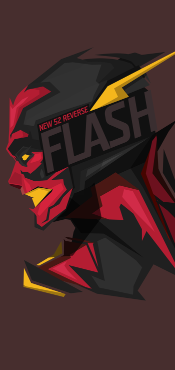 Comic Reverse-Flash Phone Wallpaper