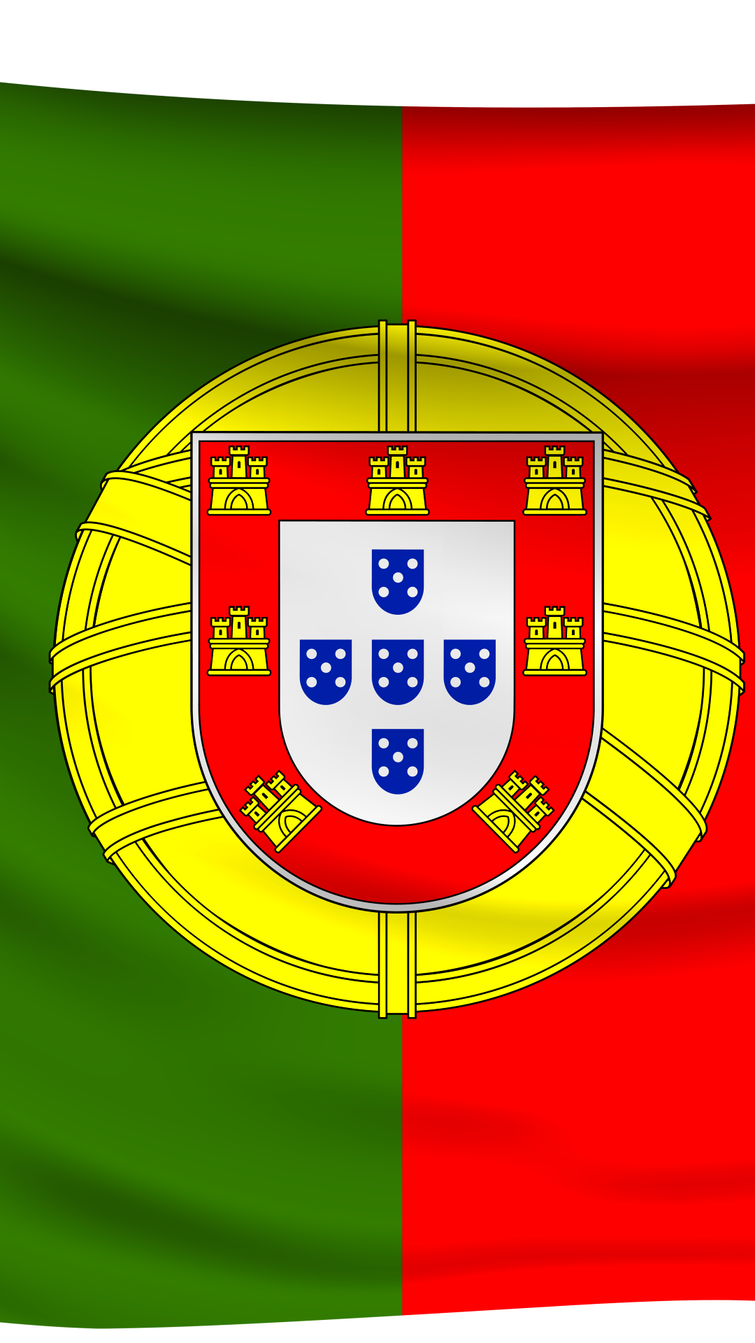 Flag Of Portugal Phone Wallpaper