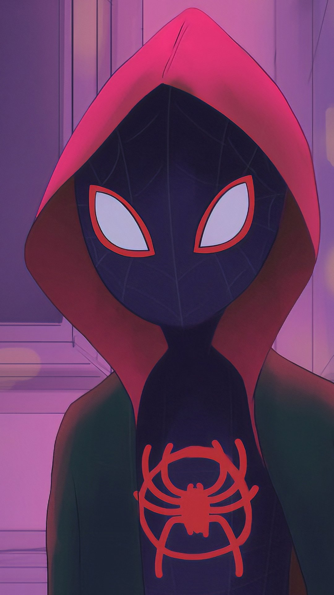 Download Miles Morales Spider Man Movie Spider-Man: Into The Spider-Verse Phone Wallpaper