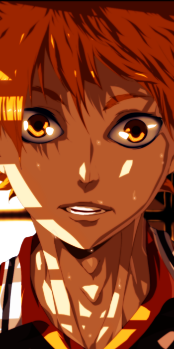 Shōyō Hinata Anime Haikyū!! Phone Wallpaper