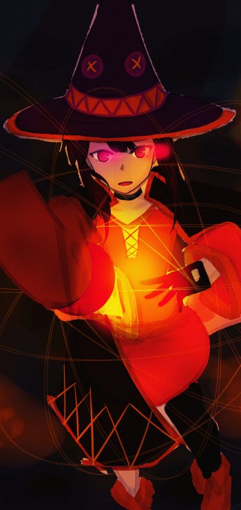 Megumin (KonoSuba) Anime KonoSuba - God’s blessing on this wonderful world!! Phone Wallpaper