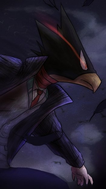 Fumikage Tokoyami Anime My Hero Academia Phone Wallpaper