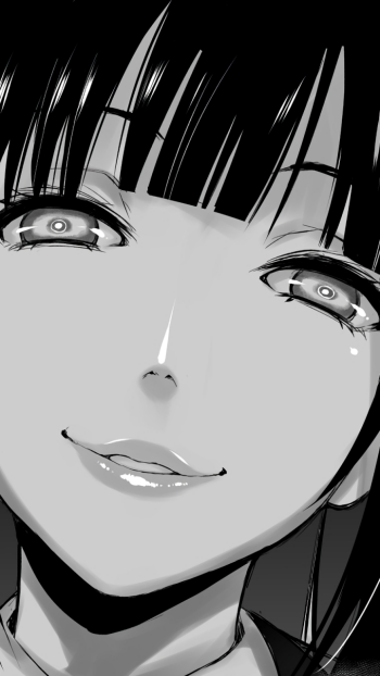 Yumeko Jabami Anime Kakegurui Phone Wallpaper