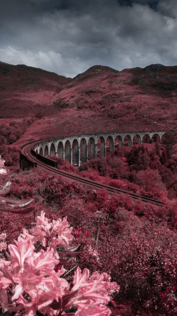 man made bridge Phone Wallpaper