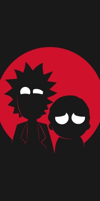 Rick Sanchez Morty Smith TV Show Rick and Morty Phone Wallpaper