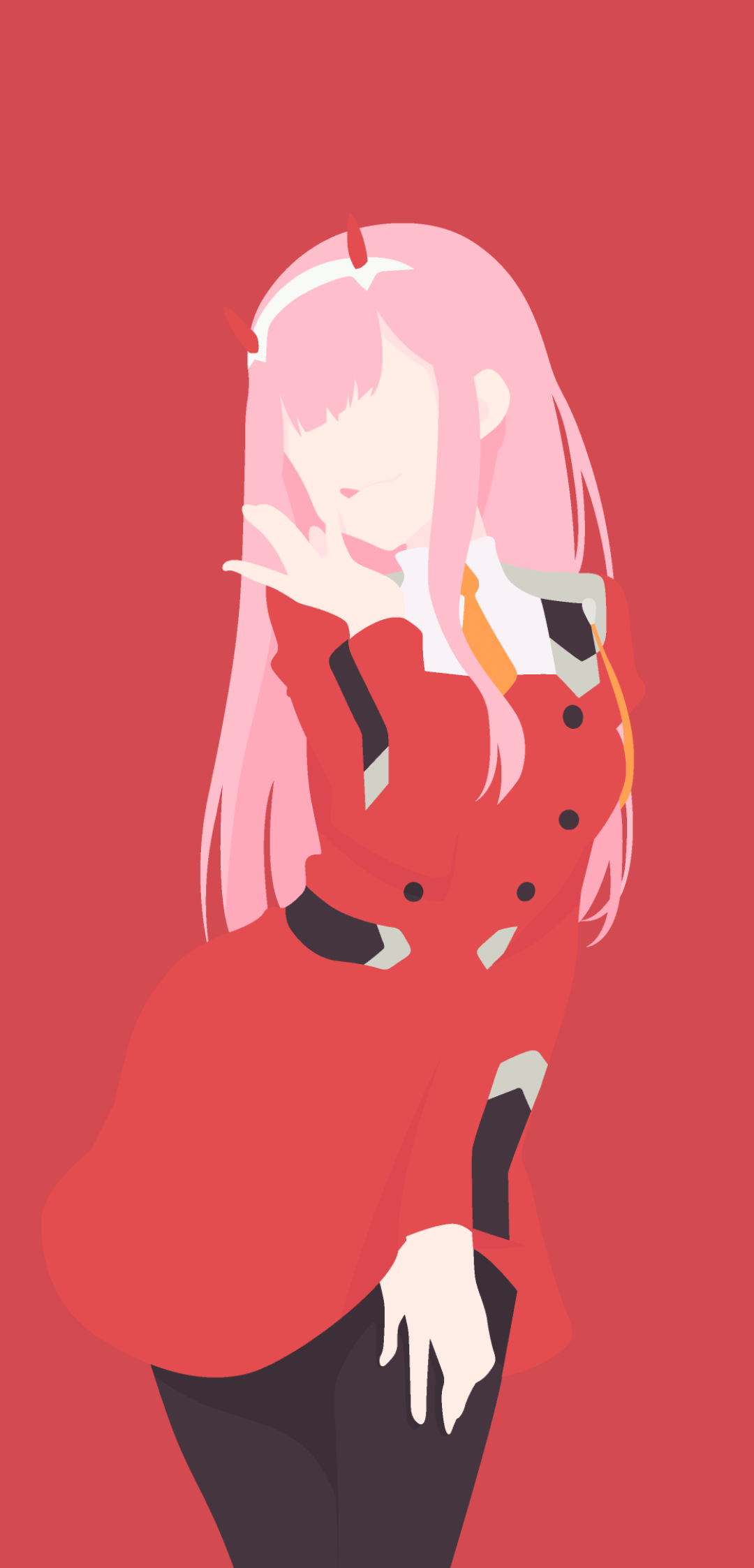 Darling in the FranXX Phone Wallpaper by Rendracula