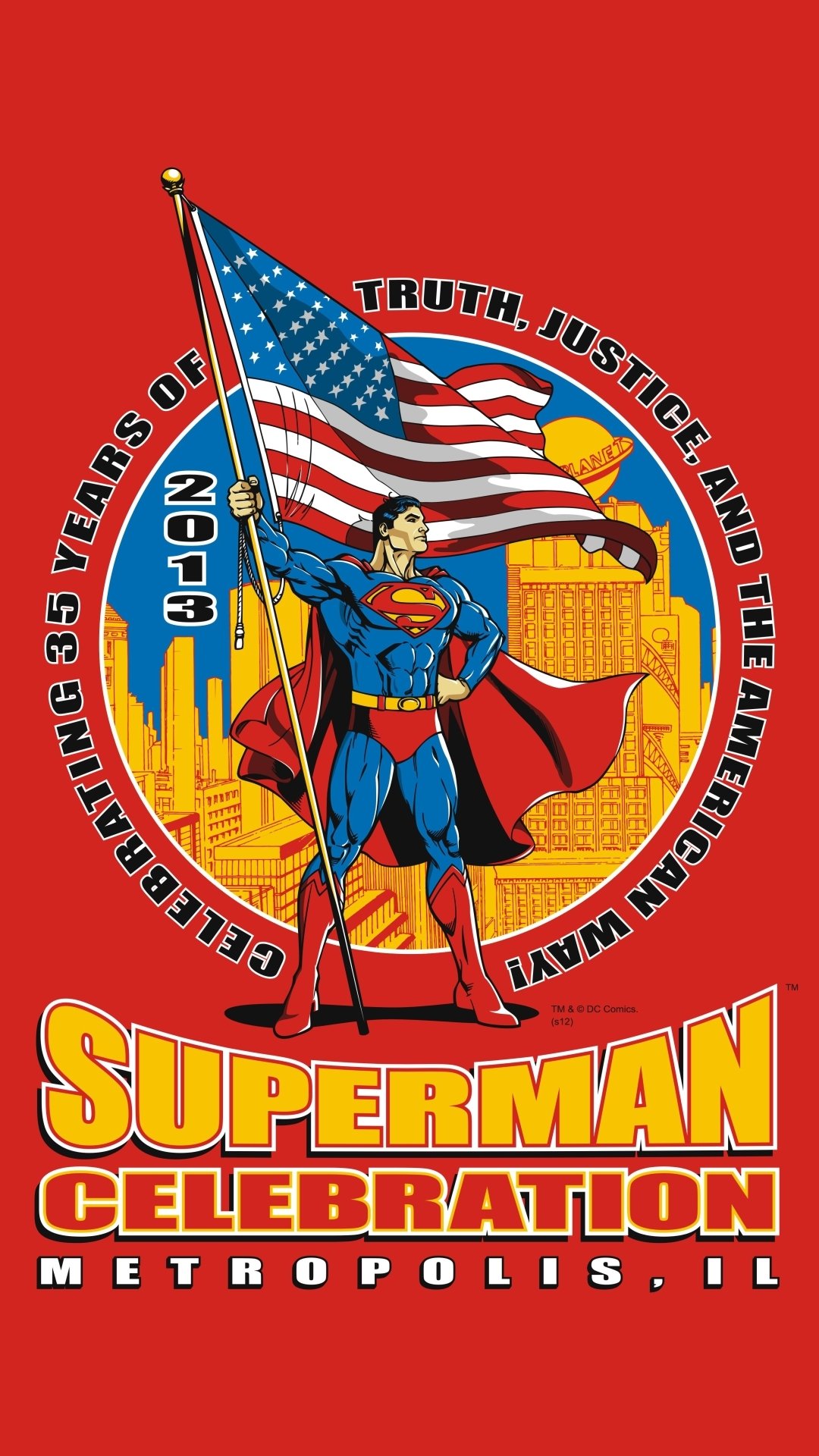 Download Comic Superman Phone Wallpaper