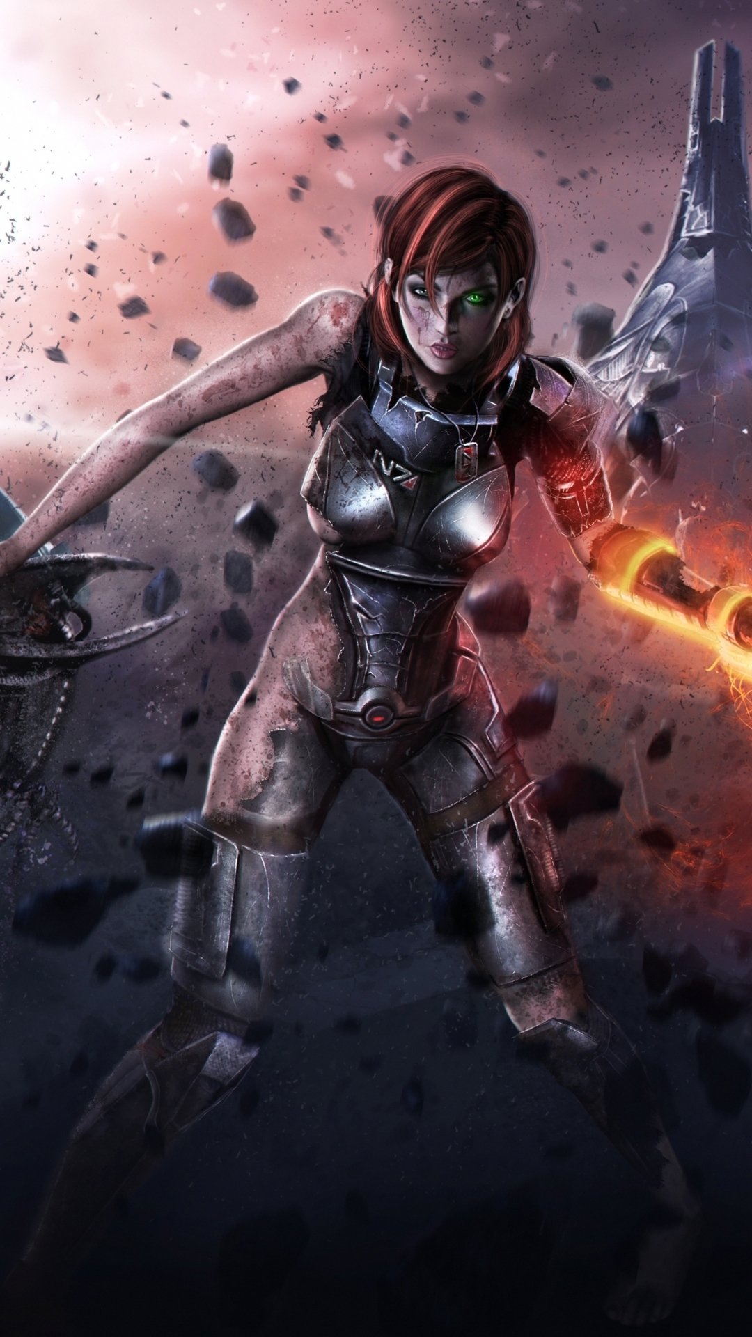 Download Video Game Mass Effect Phone Wallpaper