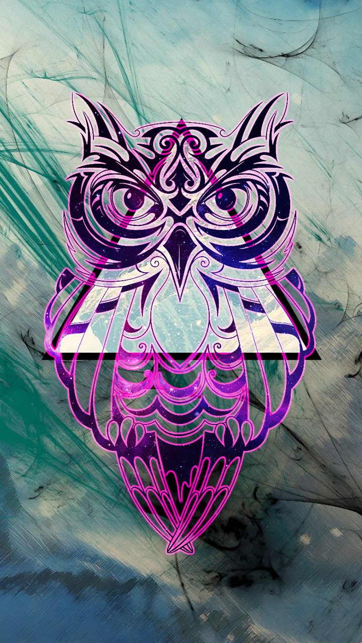 Owl Abstract by Raphitalia