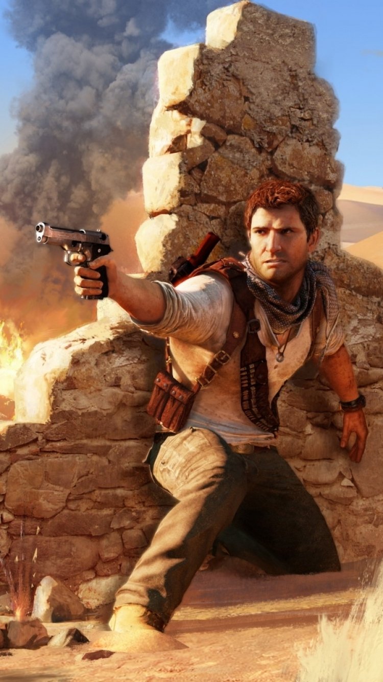 Download Video Game Uncharted 3: Drake's Deception Phone Wallpaper