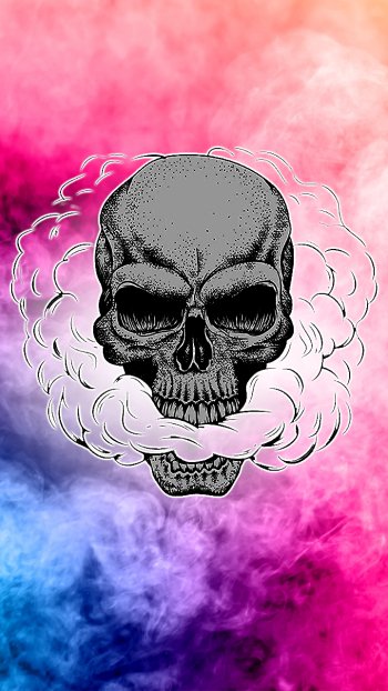  Skull Color Smoke