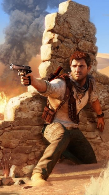 video game Uncharted 3: Drake's Deception Phone Wallpaper