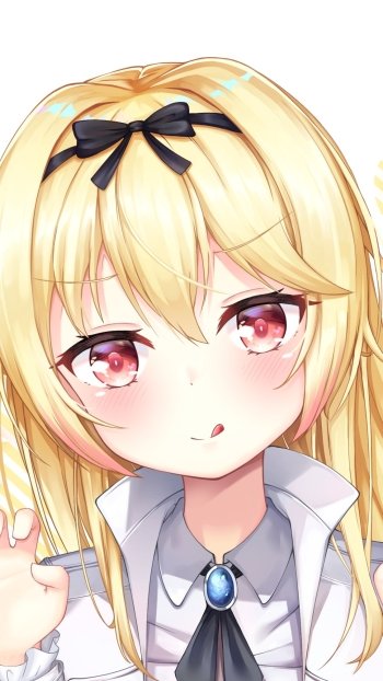 Yue (Arifureta Shokugyou de Sekai Saikyou) face blonde Anime Arifureta Shokugyou de Sekai Saikyou Phone Wallpaper