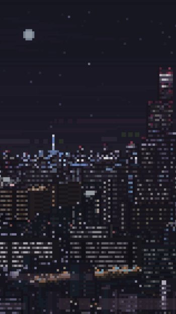 artistic pixel art Phone Wallpaper