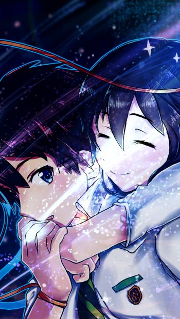 Mitsuha Miyamizu Your Name. Anime Phone Wallpaper