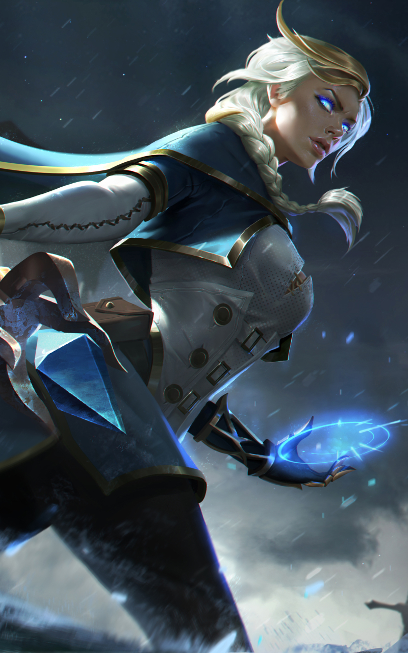 Download Magic Glowing Eyes Braid (video Game) Blonde Jaina Proudmoore 