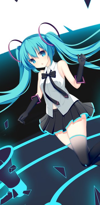 Hatsune Miku Anime Vocaloid Phone Wallpaper