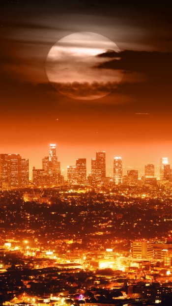 man made Los Angeles Phone Wallpaper